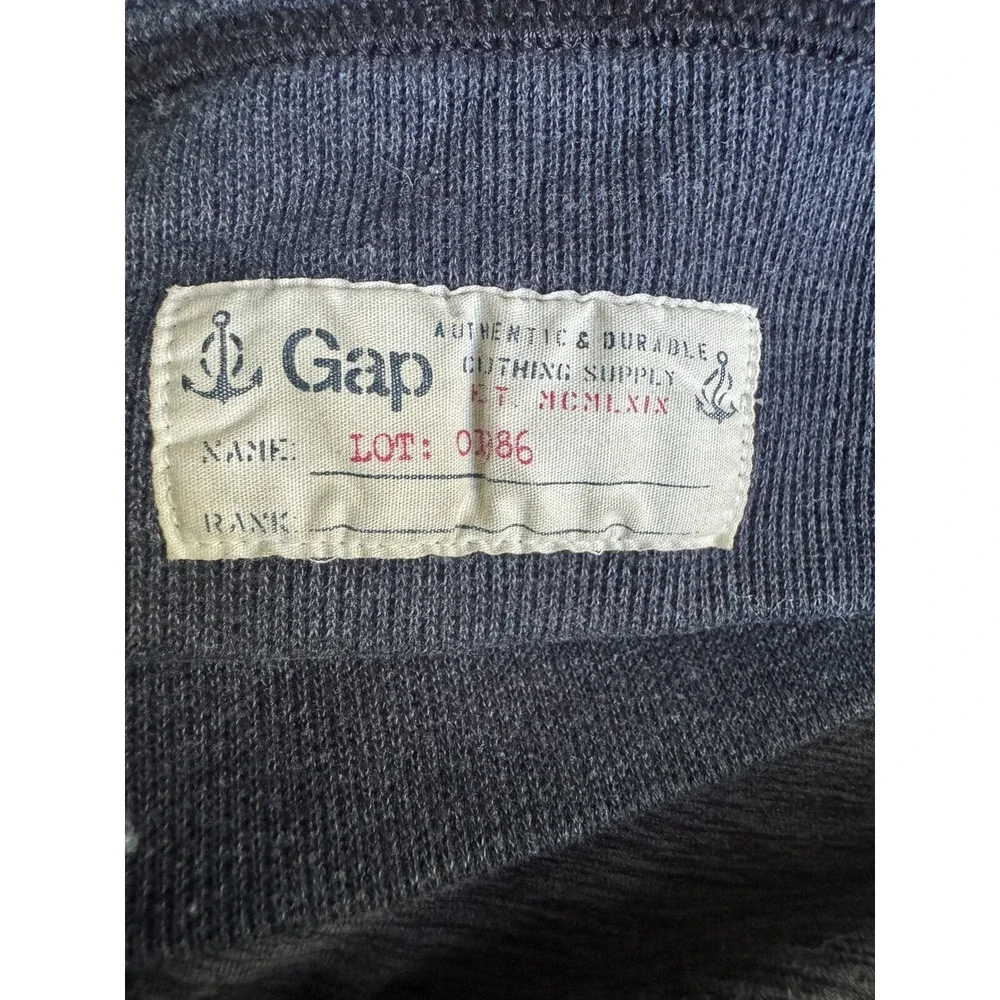 Gap Kids 1/4 Zip Boys Pullover Long Sleeve XL(12) Blue